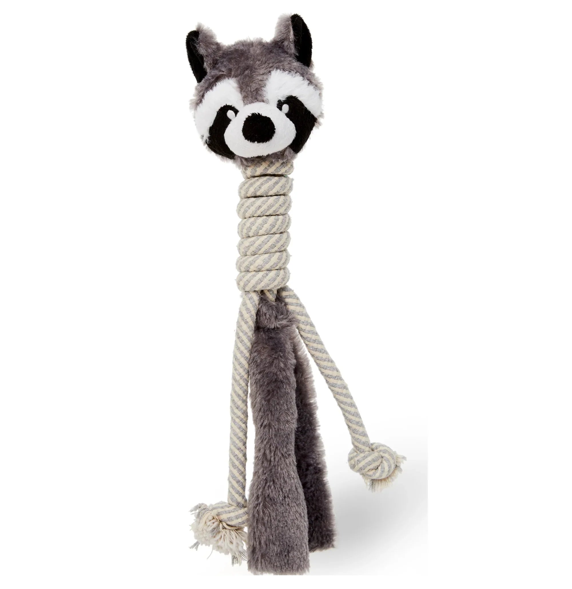 BüD’z Dog Plush Toy with Cotton Long Neck 15” Racoon
