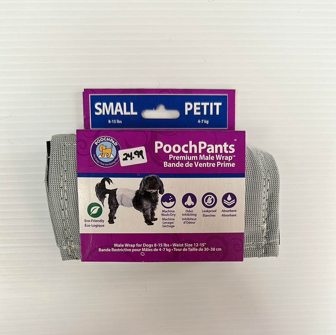 PoochPad Pooch Pants Premium Male Wrap Petit 8-15lbs