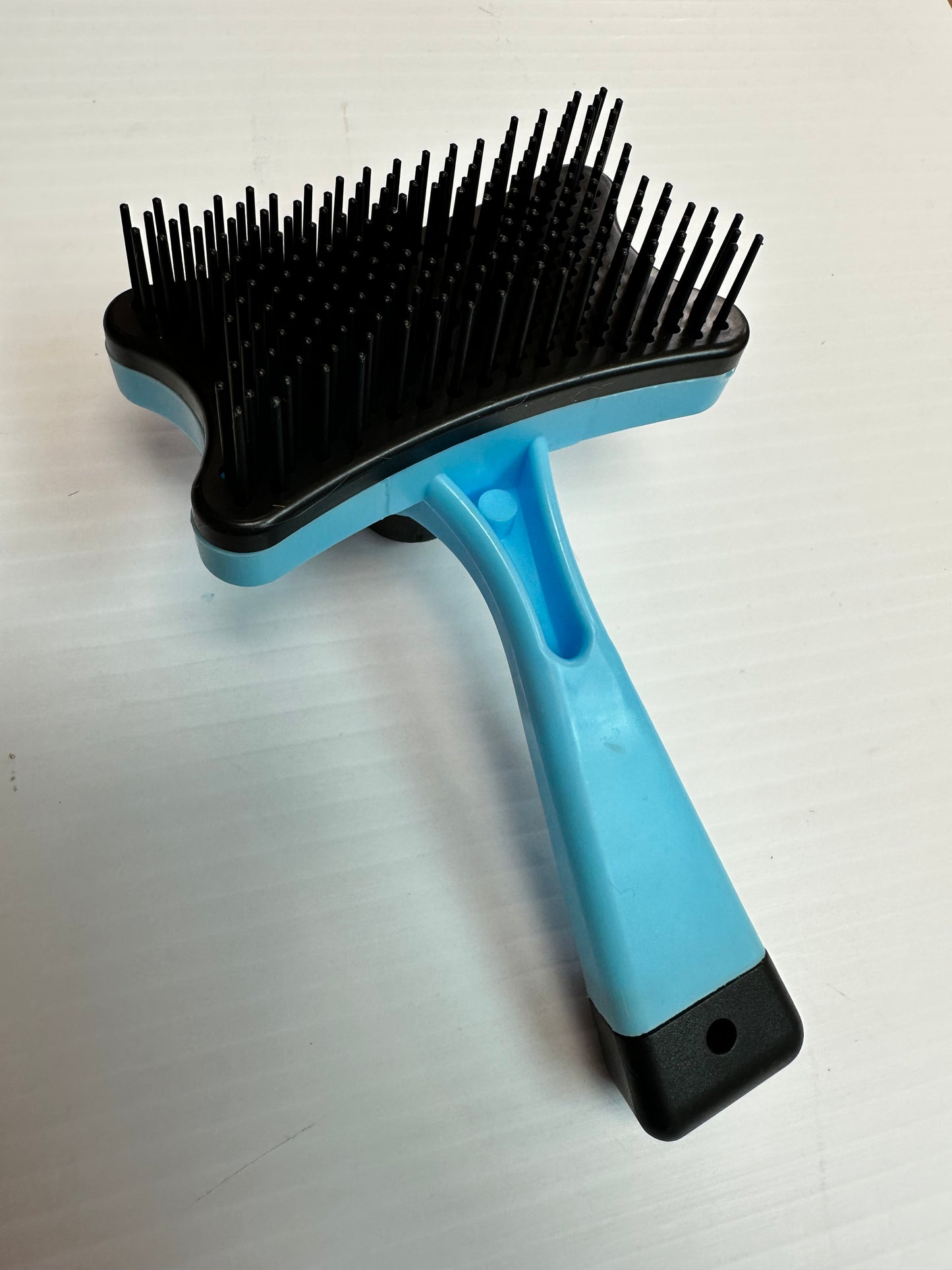 Brosse autonettoyante pour chat et chien