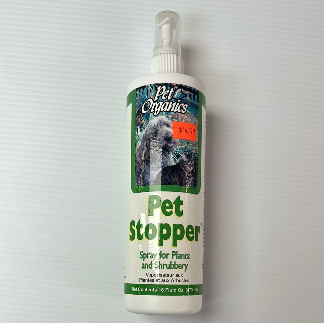 Pet Organics Pet Stopper Spray pour plantes et arbustes