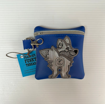 Frankie’s Funky Threads Poop Bag Holder with Zipper