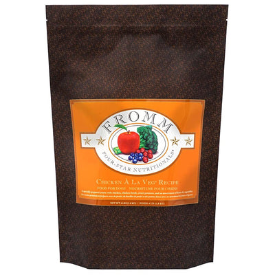 Fromm Four-Star Nutritionals Dog Food, Chicken a La Veg Recipe, 4lb
