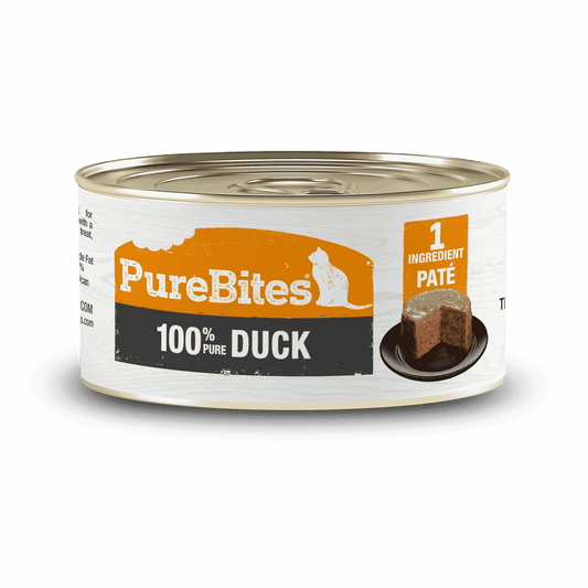 PureBites Duck Pure Protein Paté for Cats, 2.5oz