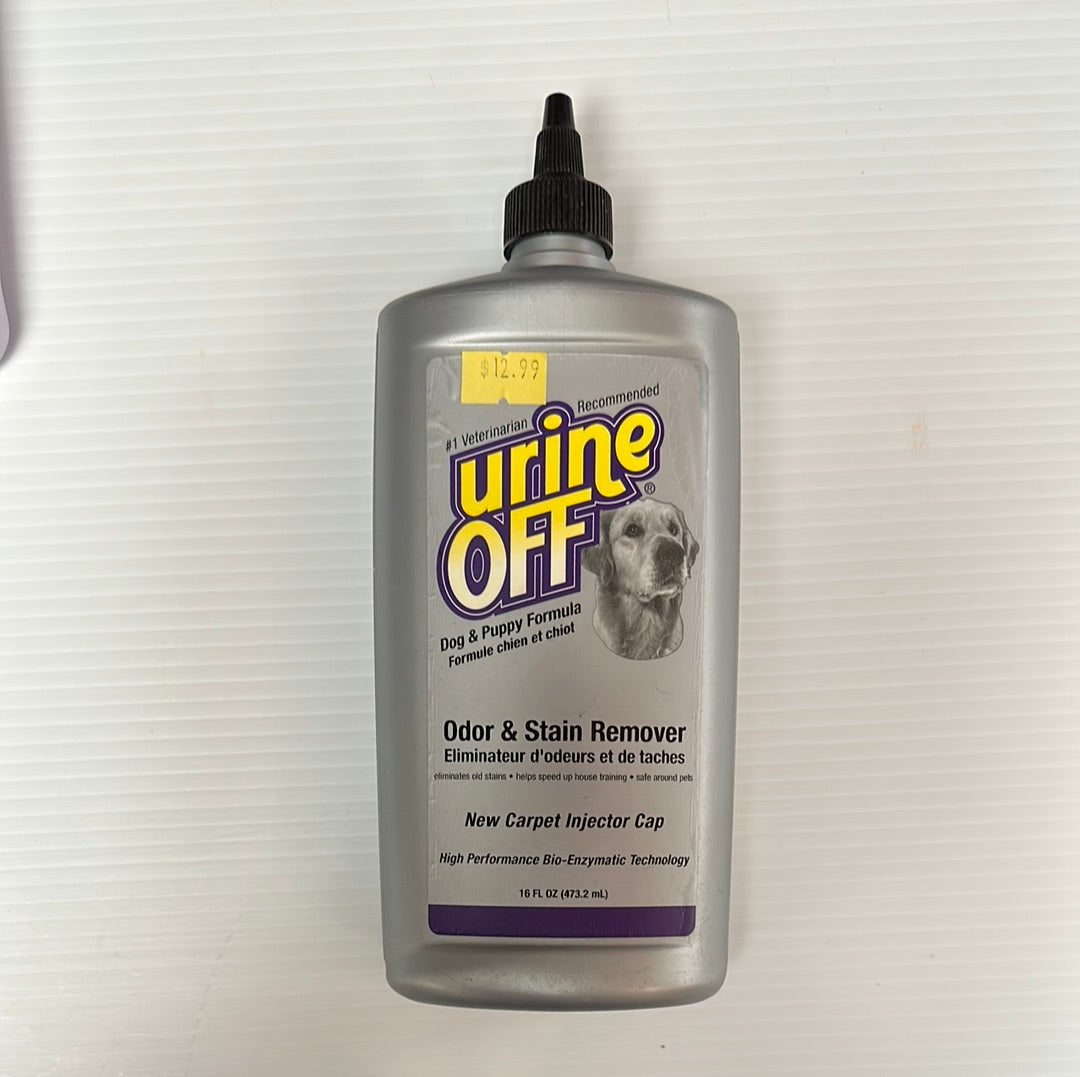 Urine Off Dog & Puppy Formula Odor & Stain Remover (473.2 mL)