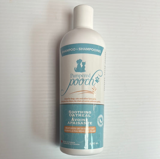 Pampered Pooch Shampoing apaisant à l'avoine pour chien et chat 400 ml