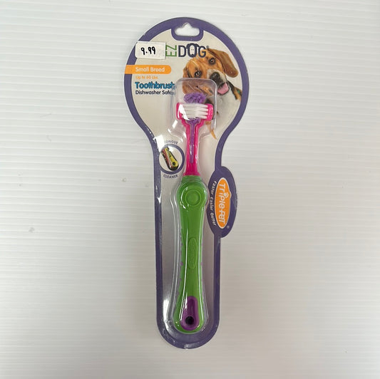 Brosse à dents Triple Pet EZ pour chien, petite race