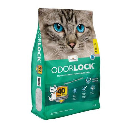 Intersand Odourlock Calming Breeze Multi-Cat Formula Clumping Litter, 26.45lb Bag