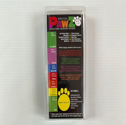 Protex Pawz Bottes imperméables en caoutchouc naturel pour chien