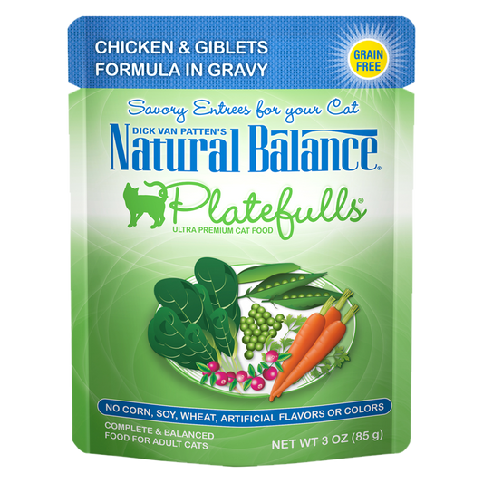 Formule au poulet et aux abats Natural Balance Platefulls® en sauce 