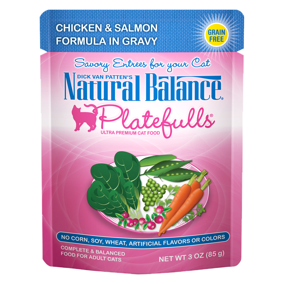 Natural Balance Platefulls® Chicken & Salmon Formula in Gravy