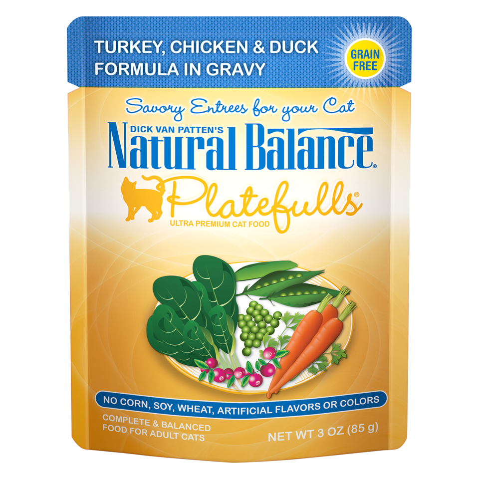 Natural Balance Platefulls® Turkey, Chicken & Duck Formula in Gravy